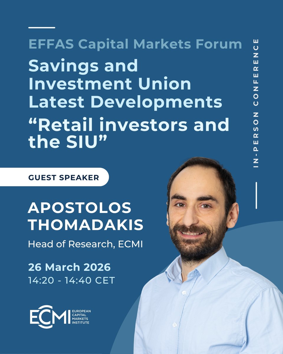 European Capital Markets Institute - ECMI tweet media