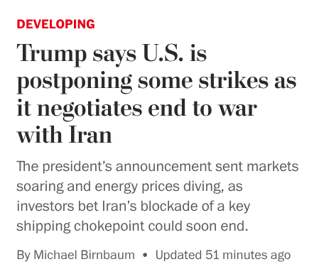 jeffjarvis's tweet photo. Iran denies talks. The #BrokenTimes and #BrokenPost headlines don't report that. The BBC does. https://t.co/TREdMIiACH