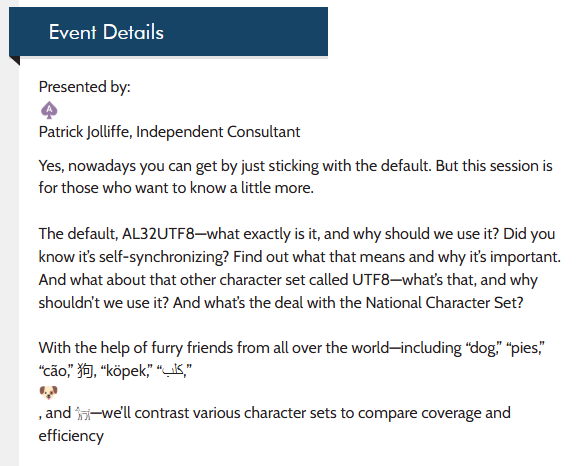 Oracle Developer & Technology User Group (ODTUG) tweet media