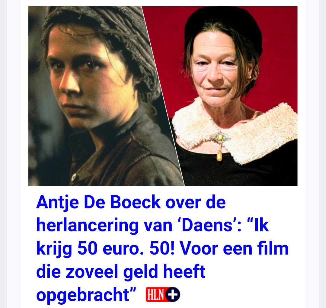 Ja, Antje, als ik een jongetje uit de handen van een serieuze vechtersbaas sleur, krijg ik zelfs geen centjes... 
Dat kind is nog veel meer waard dan een film