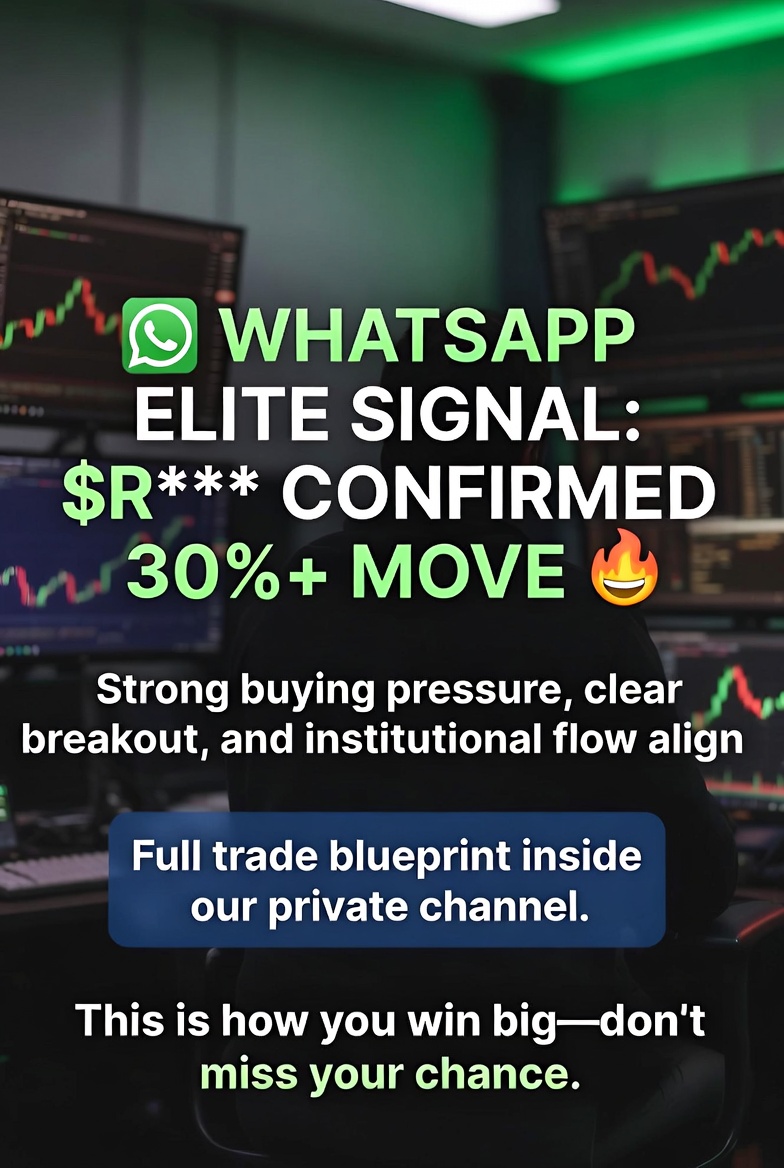 anacedeo1's tweet photo. 🎯 WHATSAPP ELITE SIGNAL: $R*** CONFIRMED 30%+ MOVE 🎯
Strong buying pressure, clear breakout, and institutional flow align.
Full trade blueprint inside our private channel.
This is how you win big—don’t miss your chance. https://t.co/C1rNYxHTPz