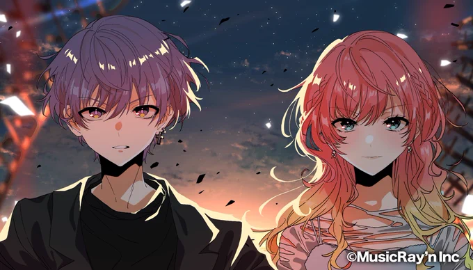 【works】 CHiCO with HoneyWorks 「STAY WITH YOU(CHiCO×Gom)」 リリックビデオのイラストを担当させていただきました! よろしくお願い致します