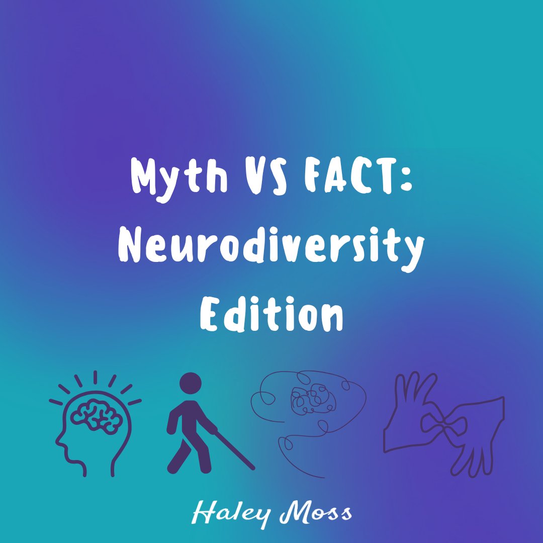 haleymossart's tweet image. Have you heard this take before?

MYTH: If someone needs accommodations, they can’t handle the job.

FACT: Accommodations remove barriers. They don’t reduce ability.

What’s one myth about neurodivergence you wish more people understood?

#MythVsFact #Neurodiversity