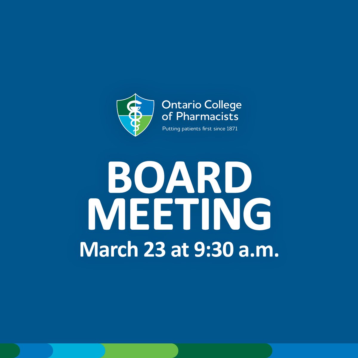 Ontario College of Pharmacists (OCPInfo.com) tweet media