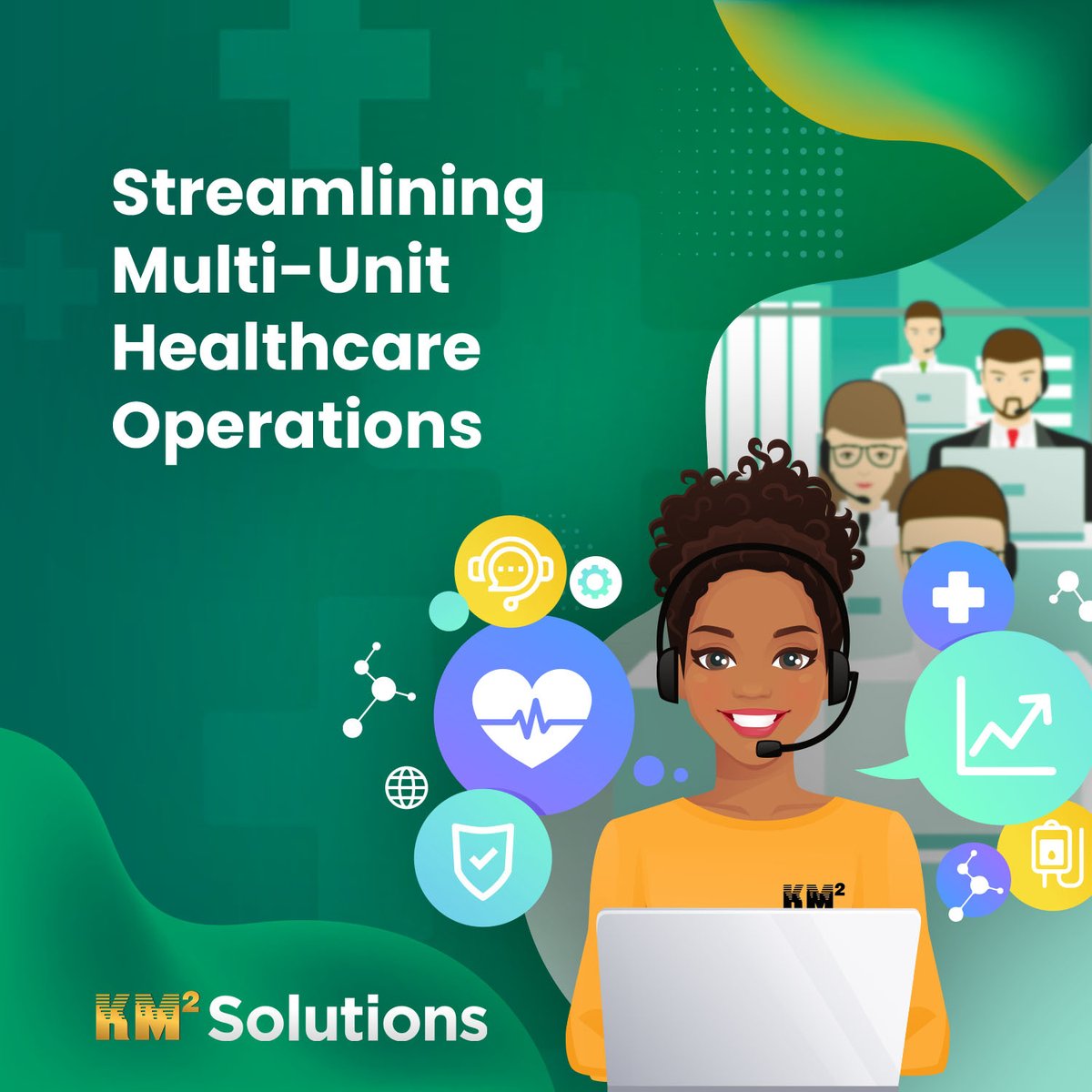KM2solutions's tweet photo. Nearshore support helps #healthcare providers reinforce accuracy, improve workflow execution, and create a more predictable experience across all locations. KM² delivers the structure, scale, and performance needed to keep operations moving. MORE HERE: https://t.co/BYjGl2fMhh https://t.co/F6yLoZ6xPA