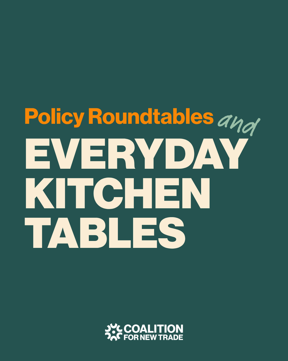NewTradeCo's tweet photo. The decisions made in round tables land on your kitchen table. We're building a trade movement that starts where it should — with the people actually living it. https://t.co/ErzGgYUsl2
