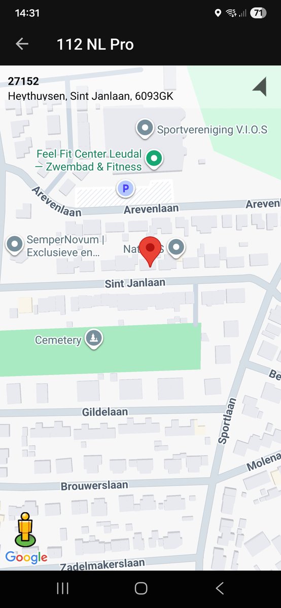 Ambulance-inzet in Heythuysen