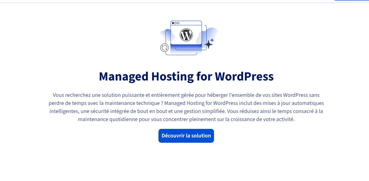 quelqu'un ici a déjà testé la solution "Managed Hosting for WordPress" d'OVH ?

C'est gratuit apparemment pour 100 sites. 
Le pack est en béta.

Niveau timing, c'est bizarre avec l'arrivée de Claude.