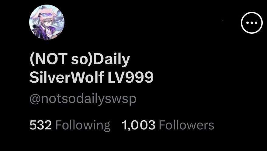 (NOT so)Daily SilverWolf LV999 tweet media