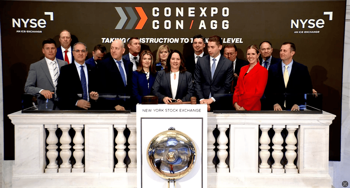 TheWeaponry's tweet photo. One of the biggest things that happens in the trade show world is CONEXPO (@conexpoconagg). The Weaponry developed branding for this construction industry super show. The logo and tagline we created even made an appearance at the New York Stock Exchange. https://t.co/odc0hxUAxF