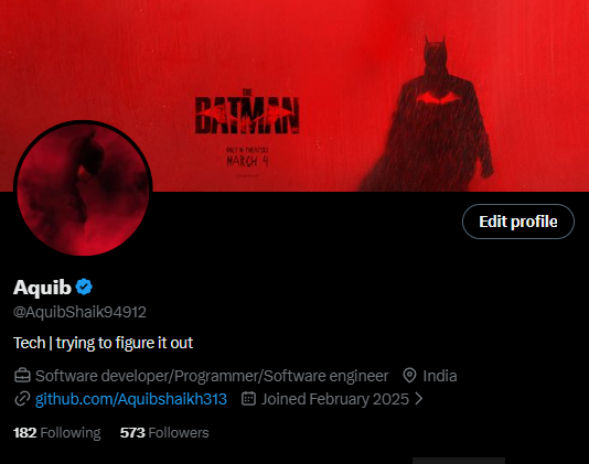 AquibShaik94912's tweet image. Following back everyone until 600!!!

If you are tech, AI, Programing let's connect

#connect #Letsconnect