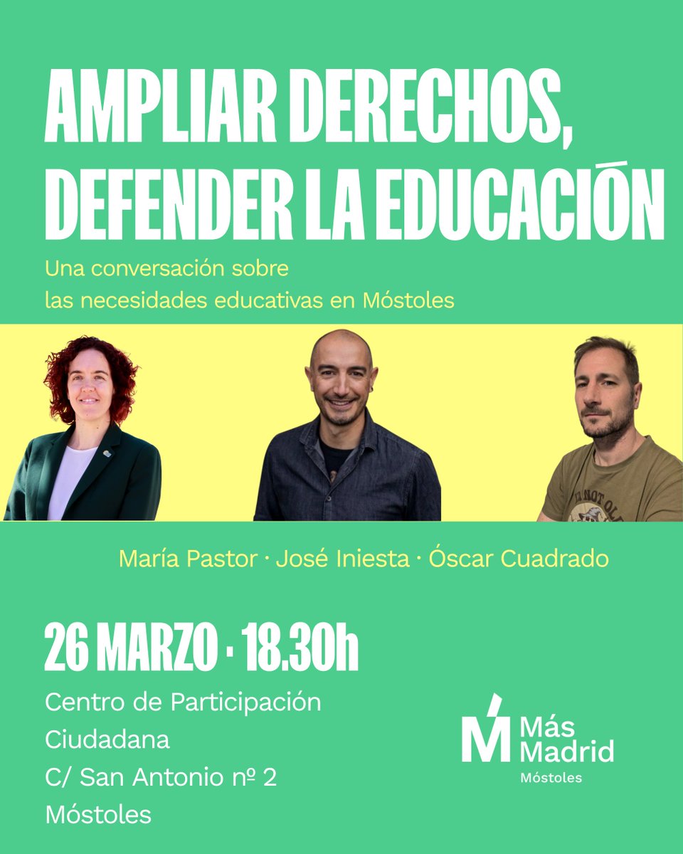 Más Madrid Móstoles tweet media