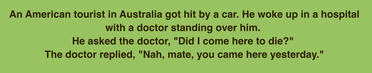 carolewyer's tweet image. It's Monday and time for a little mirth...

(Remember, according to a recent study, even groaning at this joke is doing you some good!)

#laughter