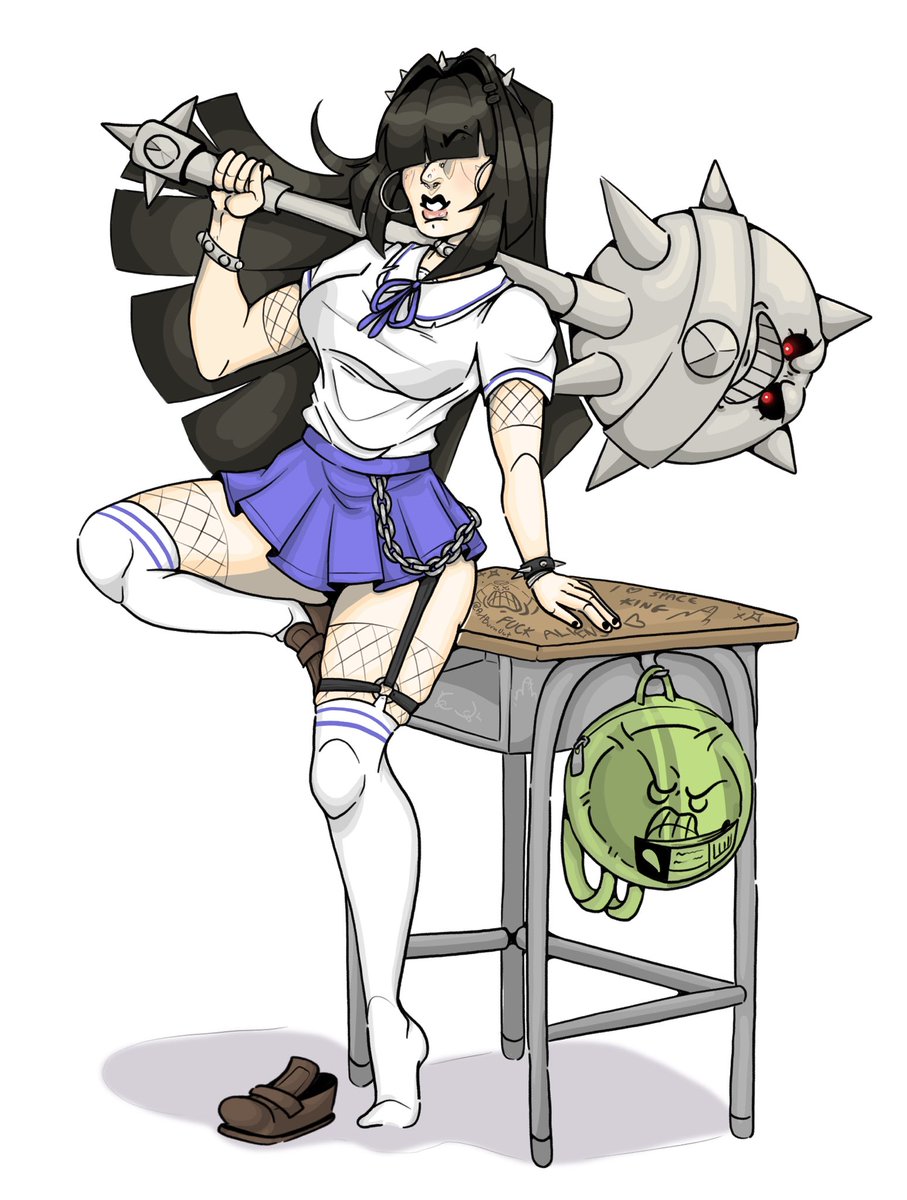 ArtBurns0ut's tweet photo. Another schoolgirl Psycho Warrior πβ¨πΌ
#Hatemonger #spaceking #spacekingfanart #spacekingfandom #flashgitz https://t.co/V2aDHZQvEa