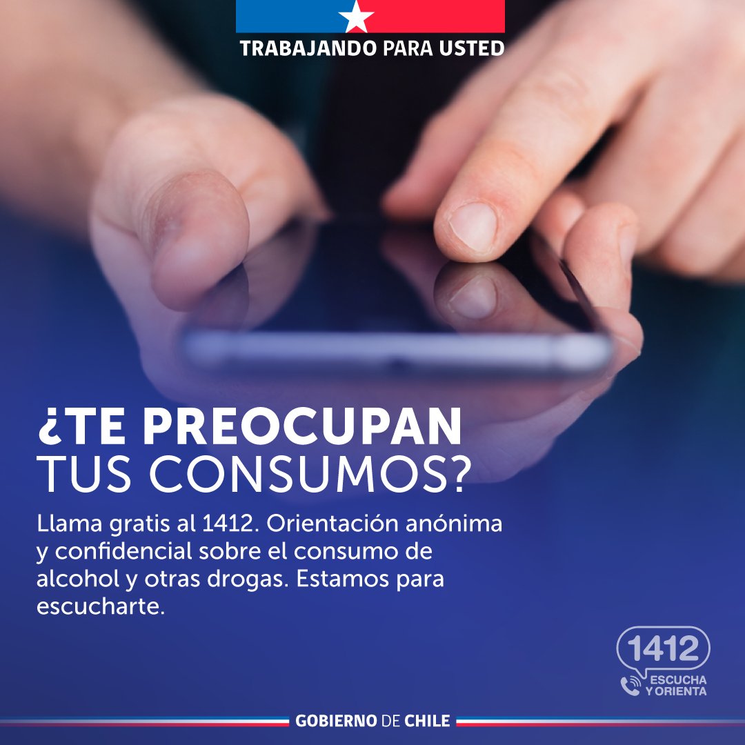 sendapichidegua's tweet photo. Hablar sobre el consumo de alcohol u otras drogas no siempre es fácil, pero hacerlo puede ayudarte.
En el 1412 puedes encontrar un espacio de orientación gratuito, anónimo y confidencial. https://t.co/8VfAeLR6R2