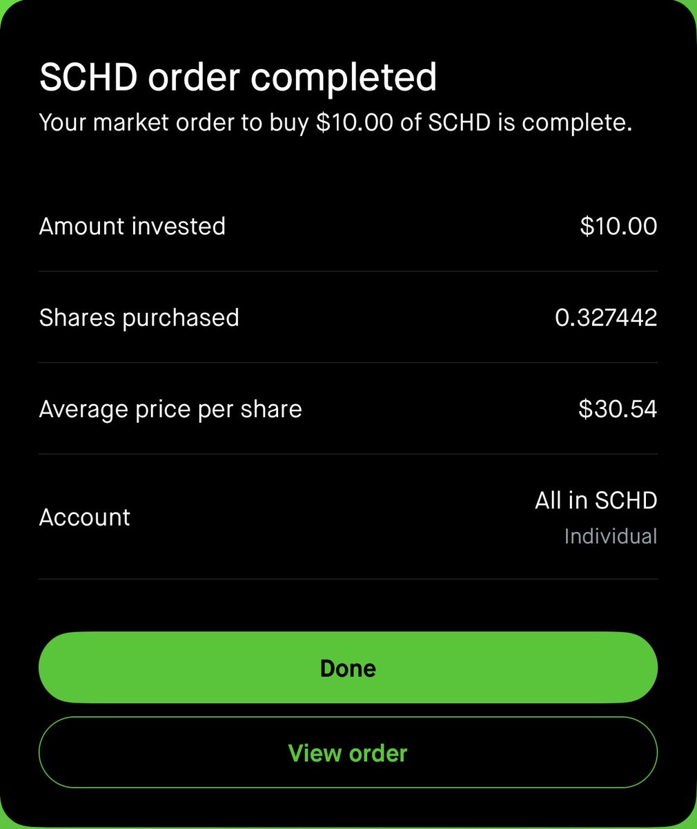 SCHD Accumulator tweet media