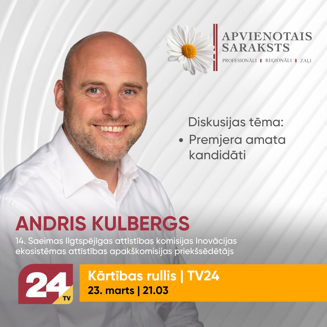 APVIENOTAIS SARAKSTS tweet media