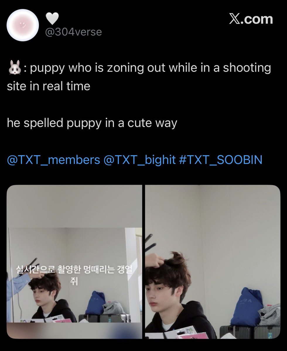 OP writes down male idols she thinks had never bee tweet media