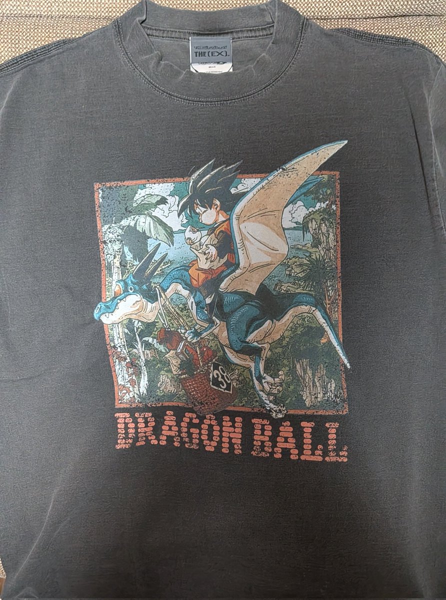 この中から38巻表紙のTシャツを買って来ました！！ この悟天と恐竜の