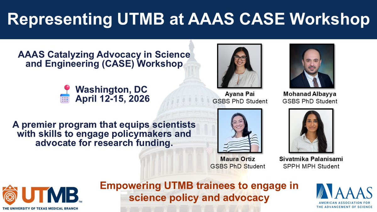 UTMB Graduate School of Biomedical Sciences tweet media