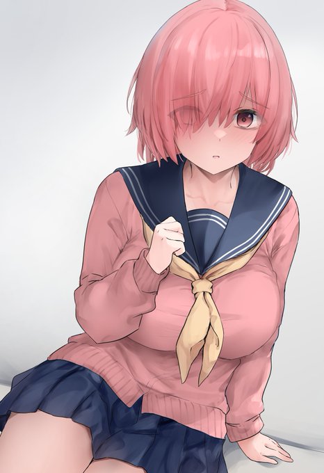 ピンク髪のセーラーちゃん 