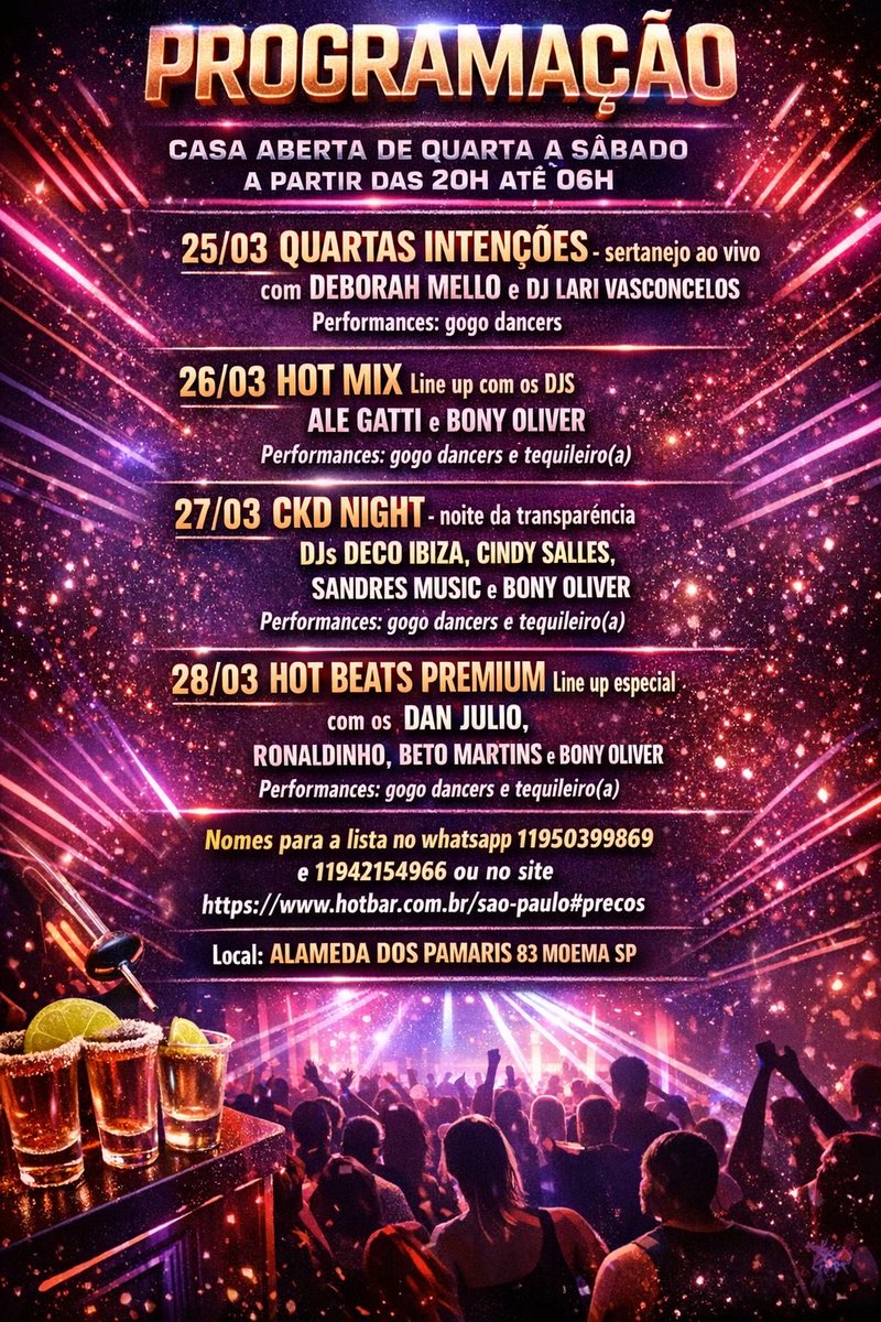 -HOT BAR- Hot Dj's tweet media