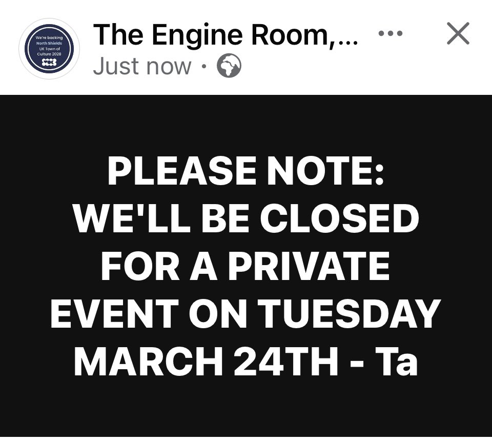 The Engine Room - North Shields (@TERNSVenue) / Posts / X