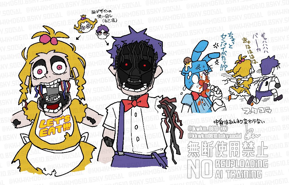 擬人化/gijinka
まともに描いてなかった二人＋α