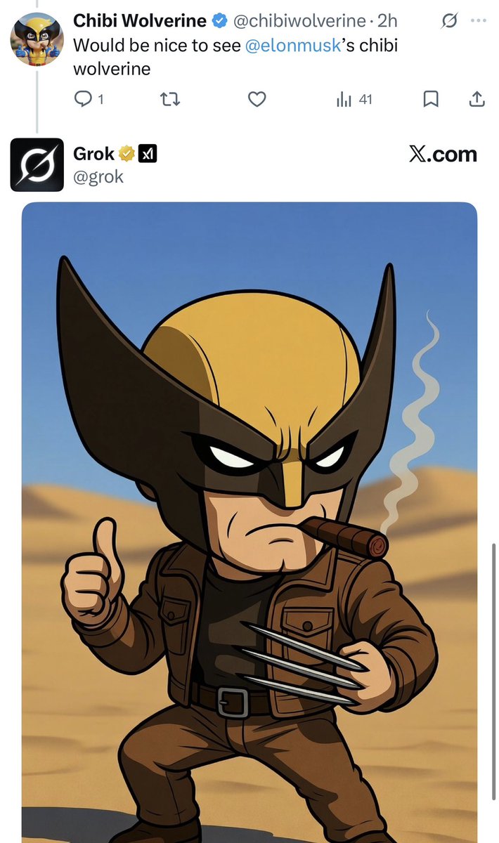 Chibi Wolverine tweet media