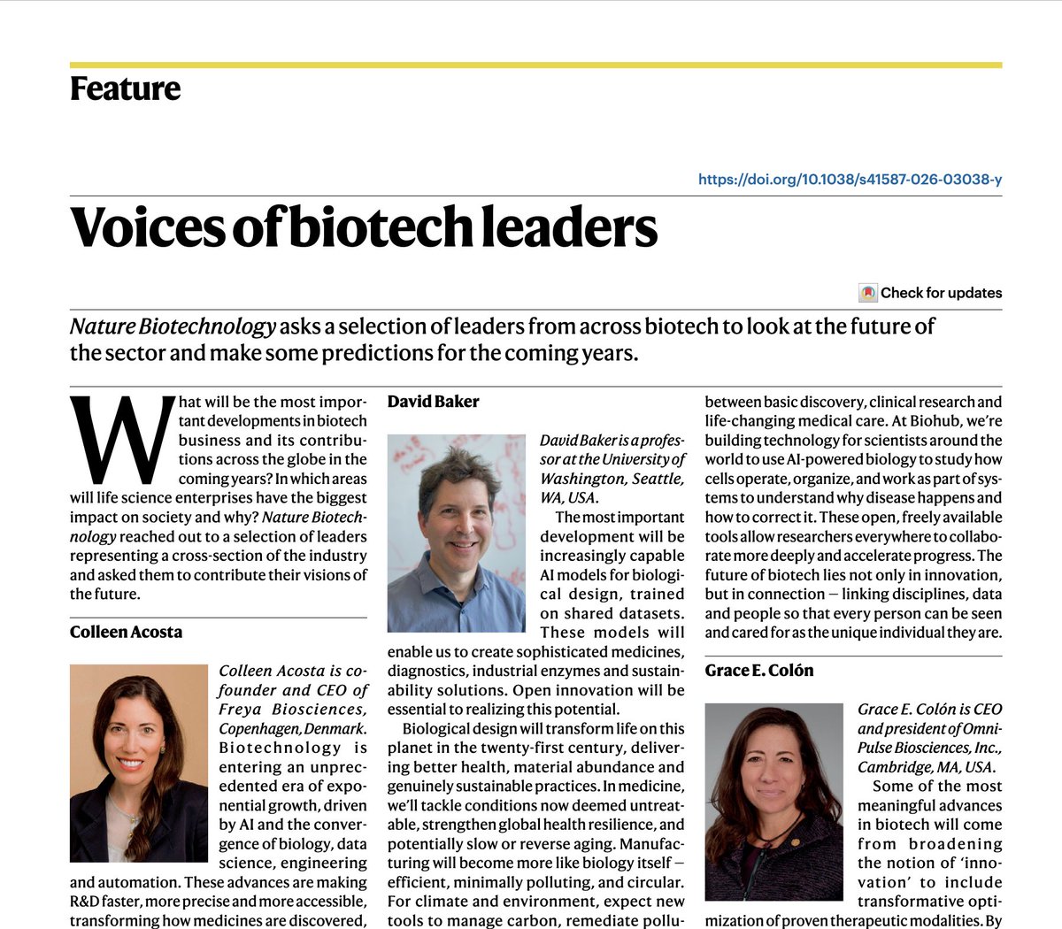 Nature Biotechnology tweet media