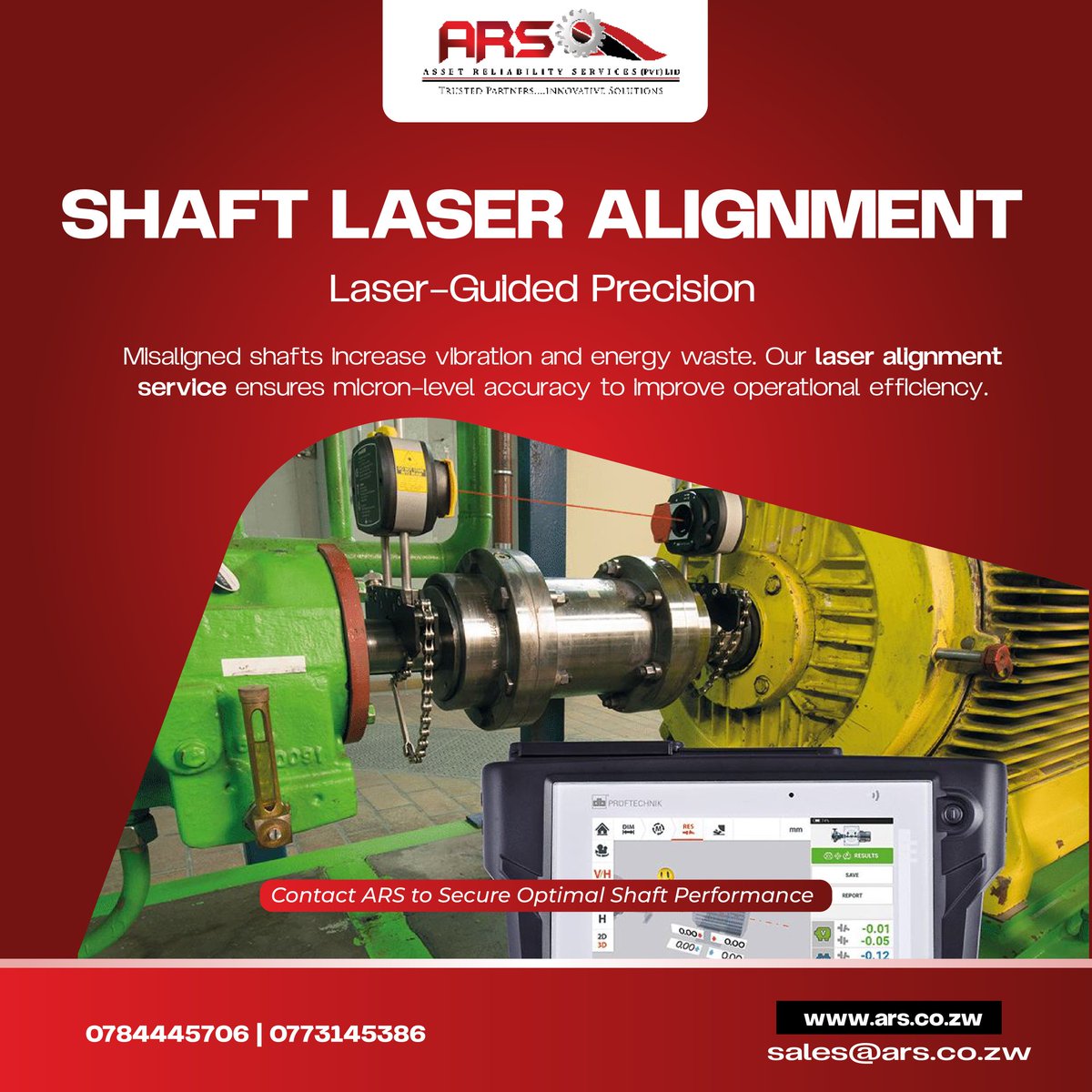 Shaft Laser Alignment plays a critical role in maintaining the performance of rotating equipment.

Misalignment can lead to increased vibration, higher energy consumption, and premature wear on components such as bearings and couplings.

Using laser alignment ensures precise