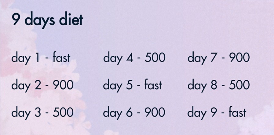 insanity3diary's tweet photo. I made a diet for myself to follow until the 1st of April 💗 I hope I'll be max 50 kg after those 9 days https://t.co/BeKam8HSpx