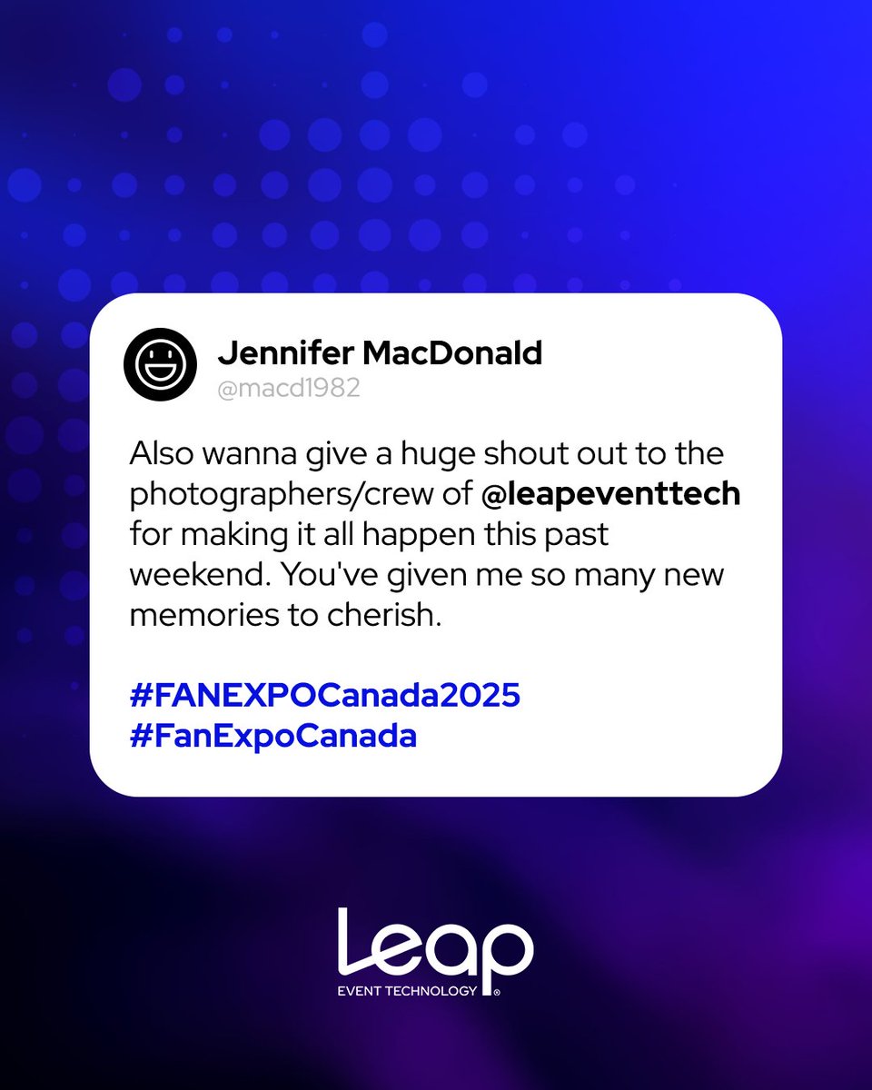 Leap Event Technology tweet media