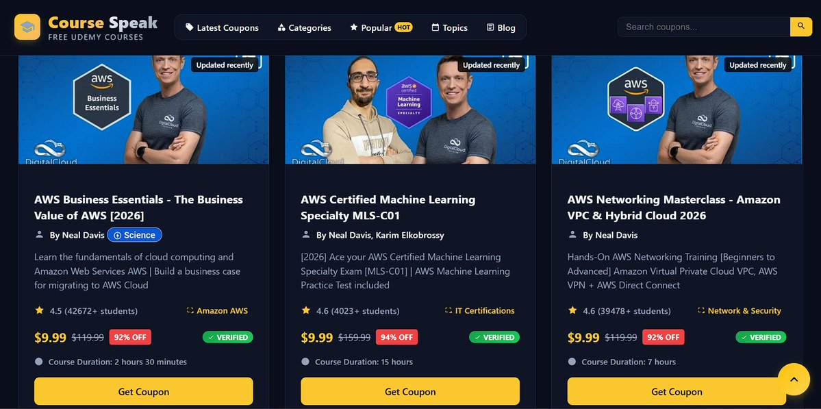 CoursesPeak tweet media