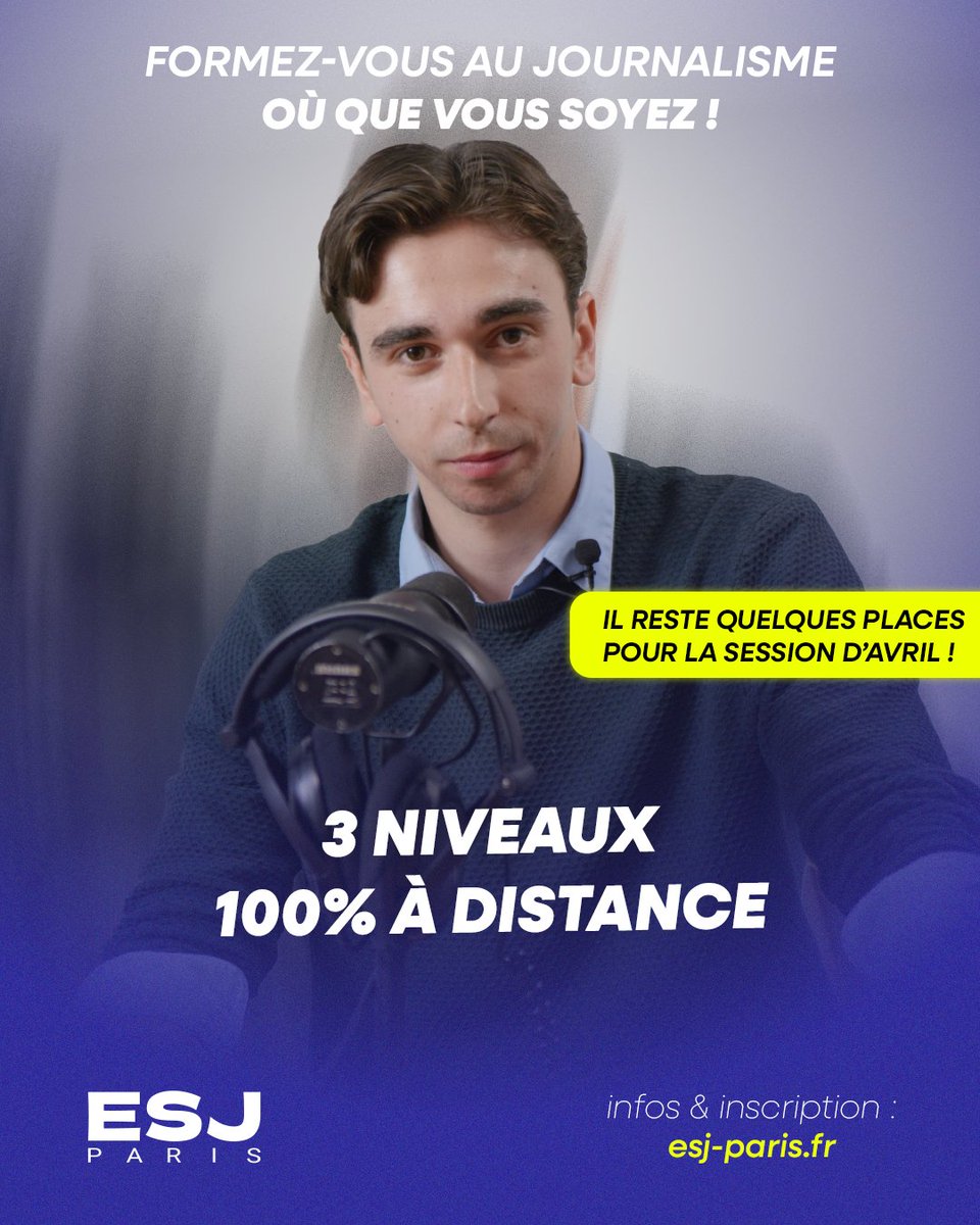 ESJ Paris | École supérieure de journalisme Paris tweet media