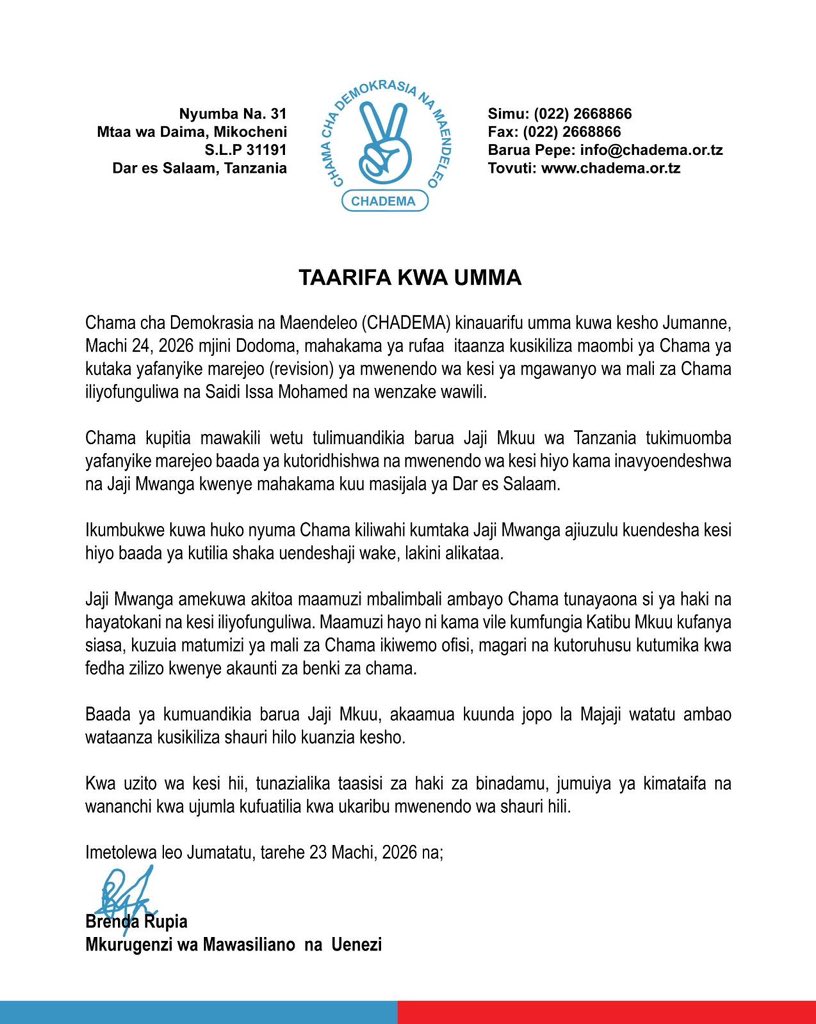 Brenda Rupia Jonas tweet media