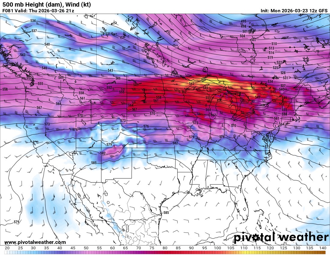 Thursday, March 26 - Severe Risk The SPC has outlined a slight risk for ...
