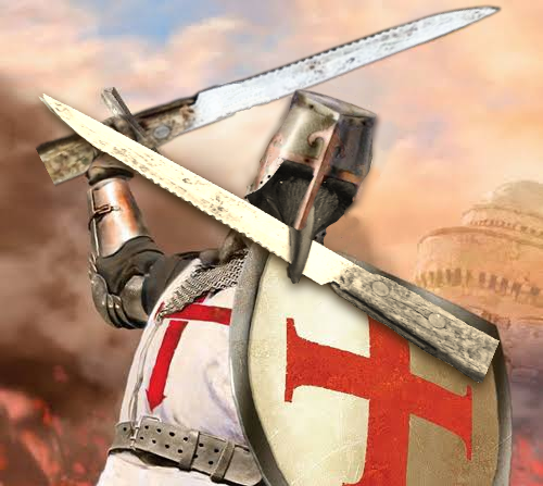 crow with knife tweet media