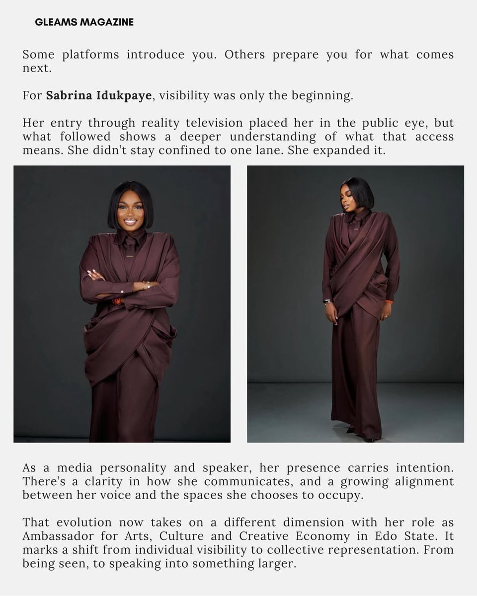 Sabrina Idukpaye tweet media
