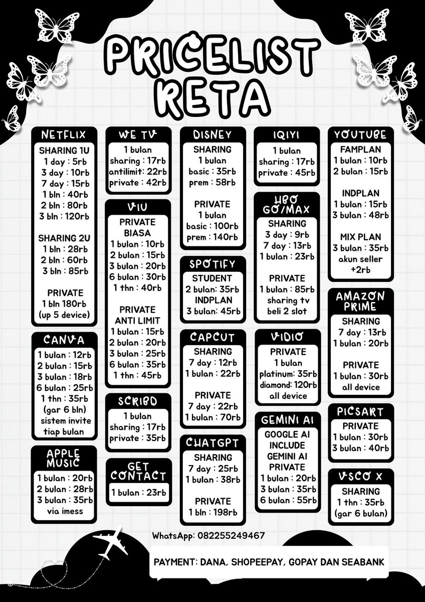 reta ba app prem dan joki tugas- wa sajaa ya tweet media