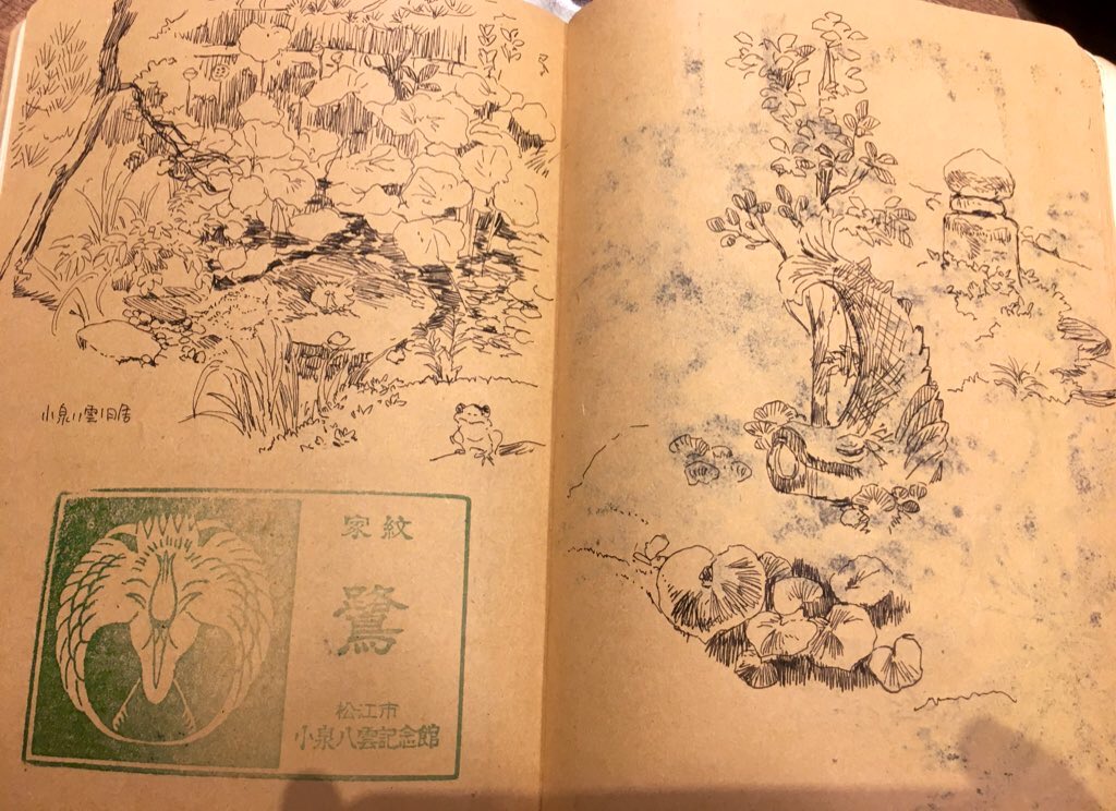 umedama's tweet photo. 城スキーで海外でも日本でも城巡りを趣味にしていたので、名城怪談の連載は描いていてほんと楽しかったです。
写真はこのお話を頂くかなり前に松江八雲旅をした時のスケッチとイギリスの城。

イギリスの城怪談もいつか描いてみたいなぁ！ https://t.co/WGcQ8VIz4q