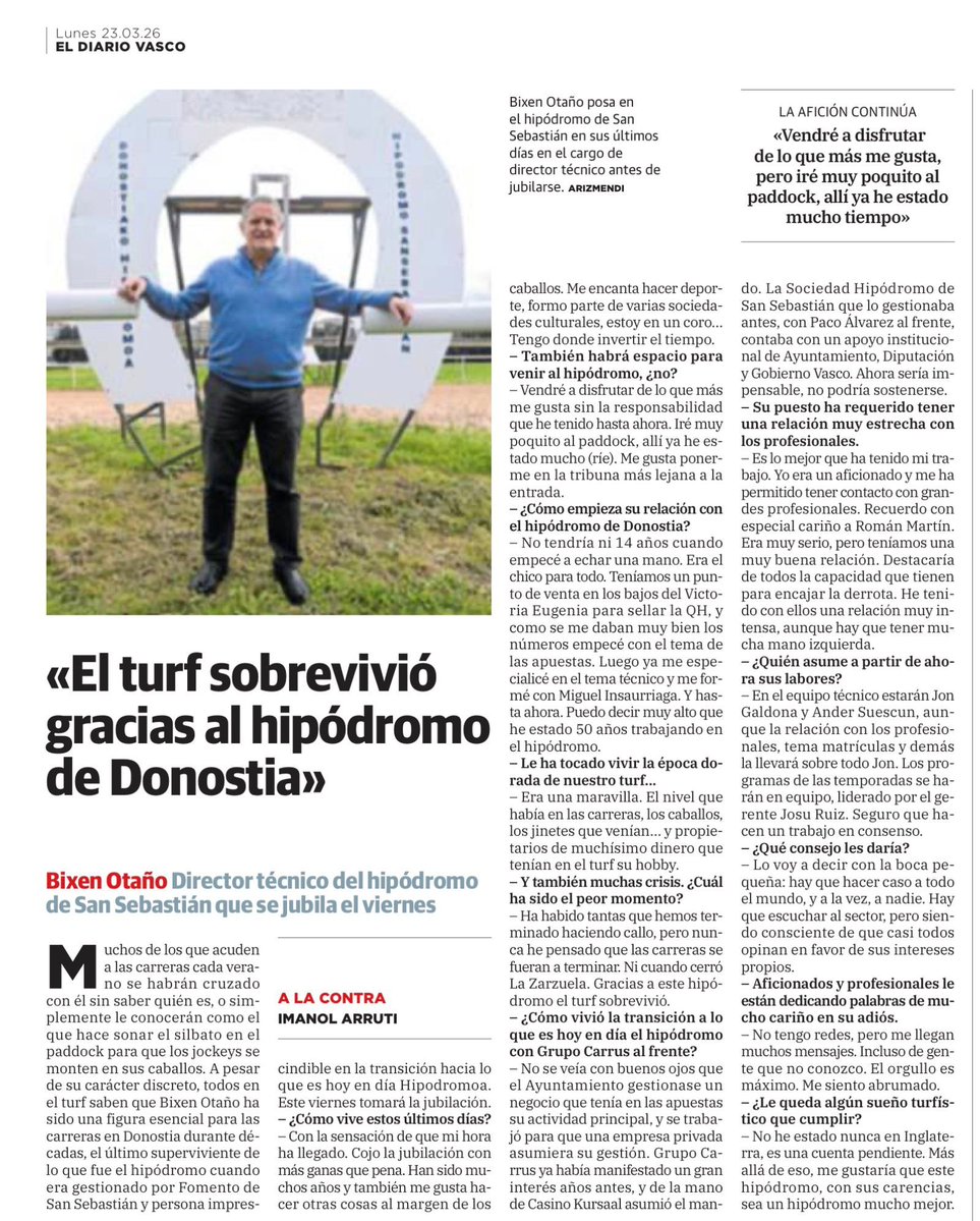 Hipódromo de San Sebastián - Donostiako Hipodromoa tweet media