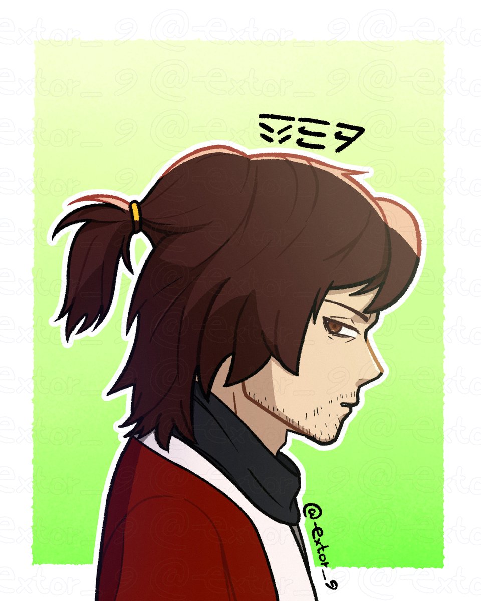 Was bored, so I got the idea to do a redraw of the first artwork I made with this tablet back in 2019. 
(I'm too lazy to draw the bamboos...)

#oc