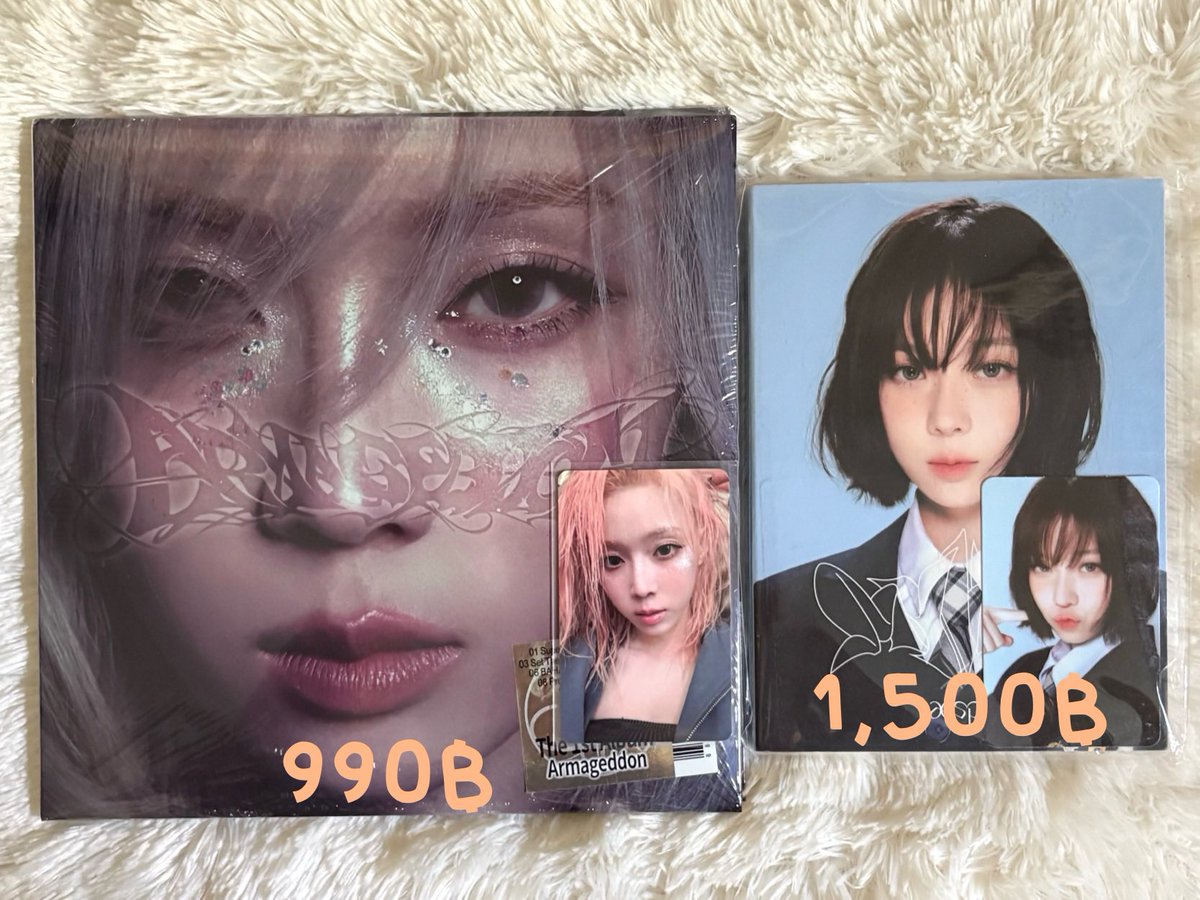 prnnecin's tweet photo. wts/พร้อมส่ง

💜 aespa คาริน่า จีเซล วินเทอร์ น้องหนาว หนิงหนิง karina giselle winter ningning
🩵 my world postcard book, 2025 birthday card, drama sequence starriver, armageddon my power t-shirt, dirty work ball cap interasia ld pob

#ตลาดนัดเอสป้า #ตลาดนัดaespa https://t.co/6HxEW7uh3e