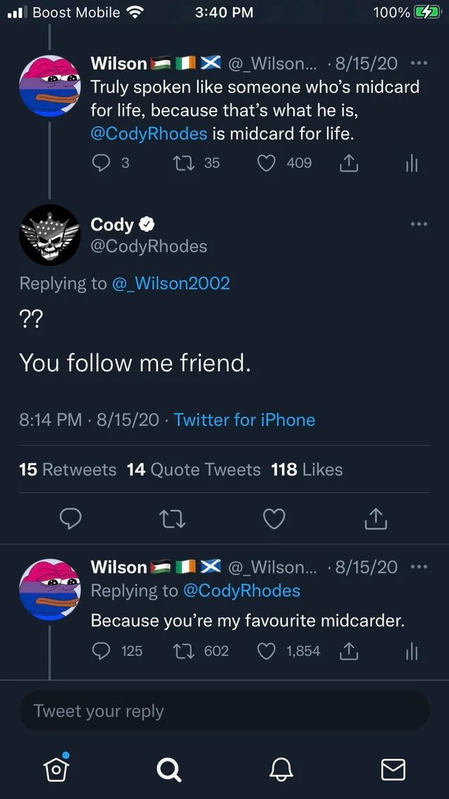 #WeWantCody tweet media