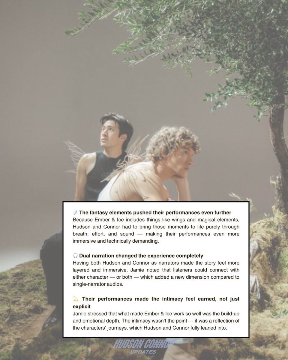 Jamie Monahan, intimacy coordinator for Quinn, spoke about working with #HudsonWilliams and #ConnorStorrie on Ember and Ice on the Rational Romantics podcast 

She spoke about their preparation, creativity, and the depth they brought to the story.

open.spotify.com/episode/2SCki7…