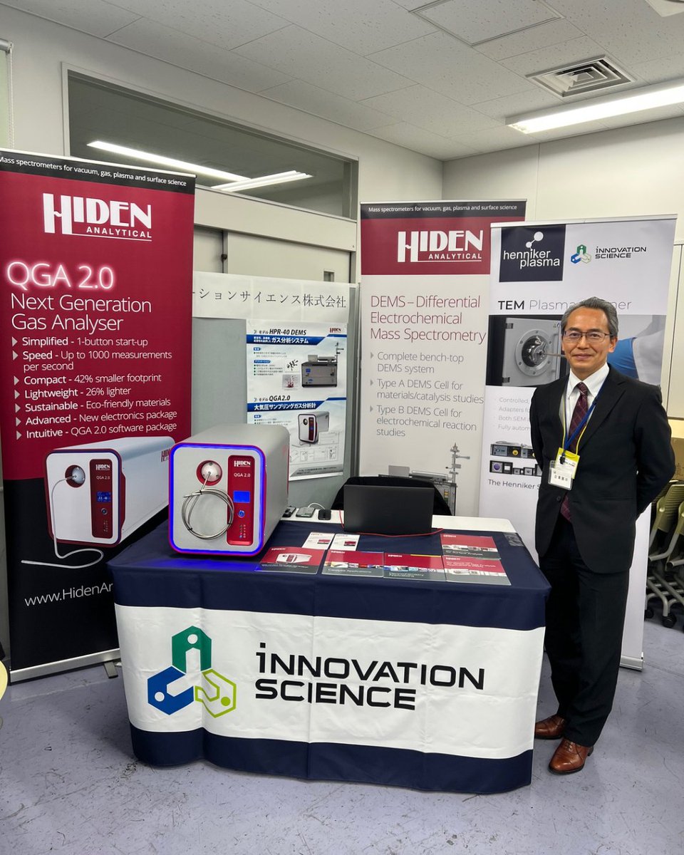 HidenAnalytical's tweet image. Visit Yoshiaki Watanabe and Hayato Tanaka at the 137th Catalysis Symposium (23-24 March, Tokyo University of Science, Japan) to discuss measurement strategies for reaction monitoring, catalyst screening and more. 

#Catalysis #PolymerSynthesis