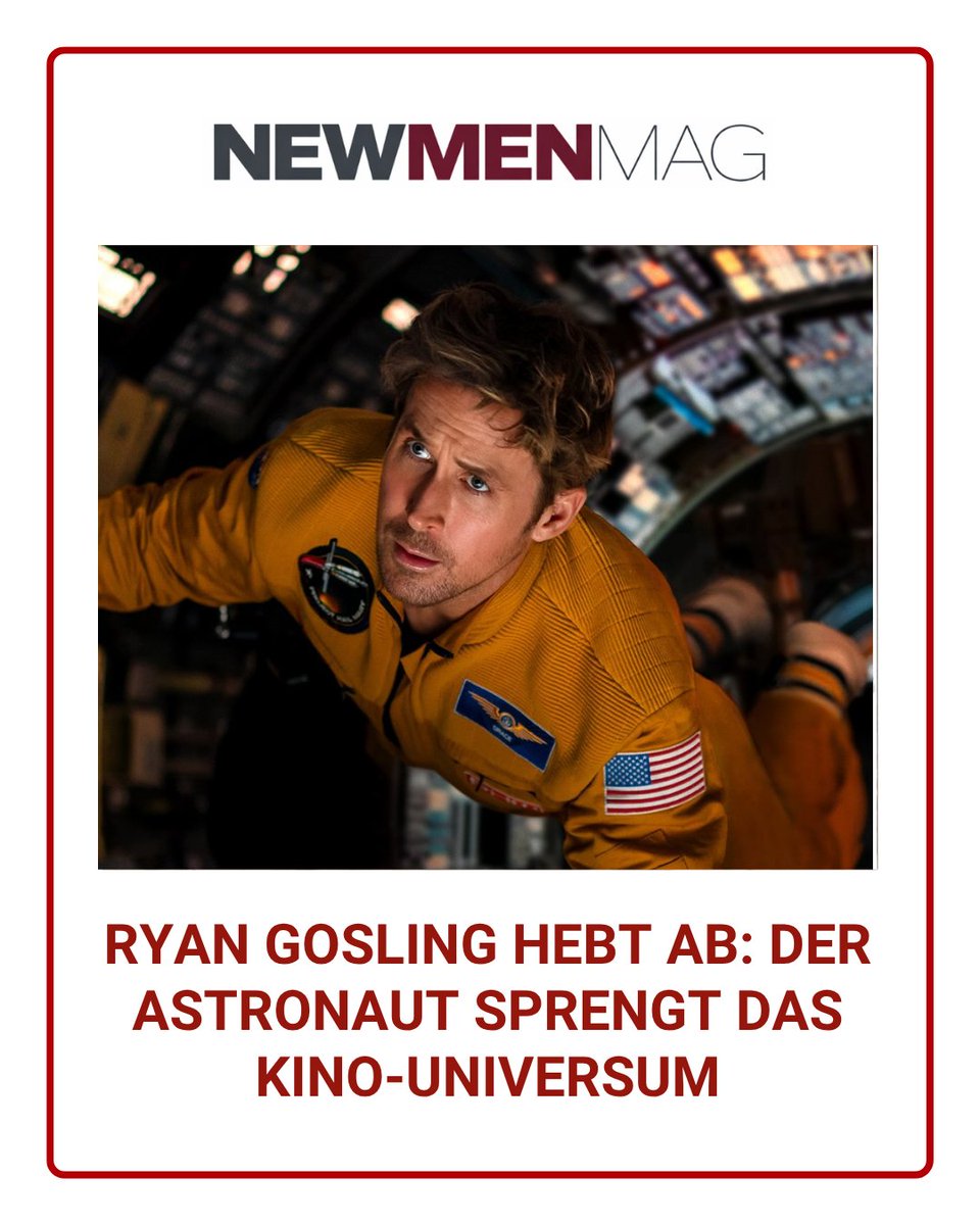 annakarolinahei's tweet photo. https://t.co/mmio4ByU0z Ryan Gosling wie du ihn noch nie gesehen hast – ‚Der Astronaut‘ Humor & Action im Kino
#DerAstronaut #RyanGosling #Kinofilm #scifi #kino #hollywood #weltraum #kinohighlight #spacemovie #affiliate #newmenmag #movienight #FilmTipp #ProjectHailMary https://t.co/2bj5Bu7KSr