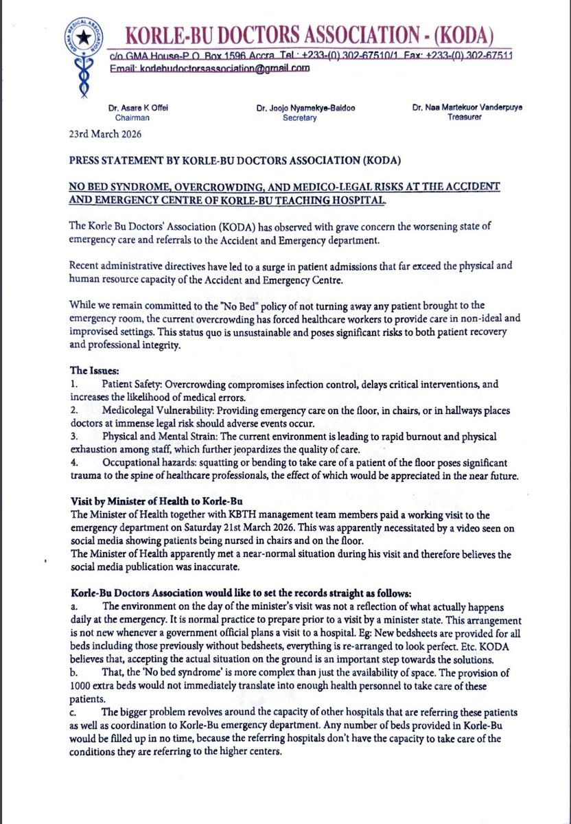 First page provides background and sets the record straight