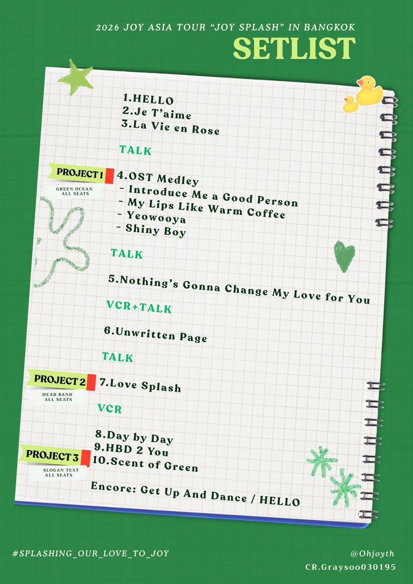 🌊🍏Oh♪oy #JOYSPLASHinBKK tweet media